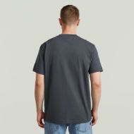 Picture of G-STAR MEN'S APPLIQUE GR T-SHIRT IN PETROL 2