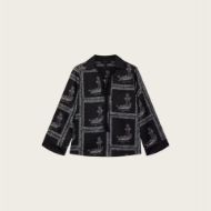 Picture of ALLSAINTS WOMEN'S LETTIE SHIRT WAIMEA BLACK 6