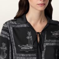 Picture of ALLSAINTS WOMEN'S LETTIE SHIRT WAIMEA BLACK 3