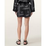 Picture of ALLSAINTS WOMEN'S LETTIE SHORTS WAIMEA BLACK 5