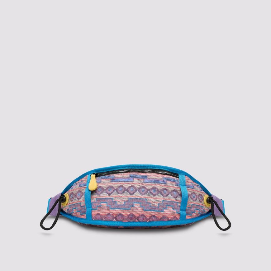 Снимка на FLOWER MOUNTAIN ДАМСКА ЧАНТА SHOULDER/WAIST BAG - CANVAS ORANGE EMBROIDERY BUM BAG - ORANGE-LIGHT BL