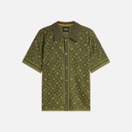 Снимка на SCOTCH&SODA МЪЖКИ ПУЛОВЕР JACQUARD KNITTED SHORT-SLEEVED SHIRT - TILES FLOWER OLIVE NIGHT 1