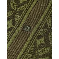 Снимка на SCOTCH&SODA МЪЖКИ ПУЛОВЕР JACQUARD KNITTED SHORT-SLEEVED SHIRT - TILES FLOWER OLIVE NIGHT 3
