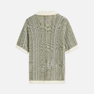 Снимка на SCOTCH&SODA МЪЖКИ ПУЛОВЕР MULTI STITCH EXTRA DROPPED SHOULDER POLO - EGGNOG MELANGE 2