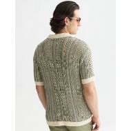 Снимка на SCOTCH&SODA МЪЖКИ ПУЛОВЕР MULTI STITCH EXTRA DROPPED SHOULDER POLO - EGGNOG MELANGE 5