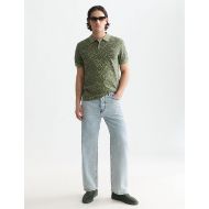 Снимка на SCOTCH&SODA МЪЖКА БЛУЗА PRINTED OVER-DYE REGULAR FIT POLO - TILES FLOWER OLIVE NIGHT 7