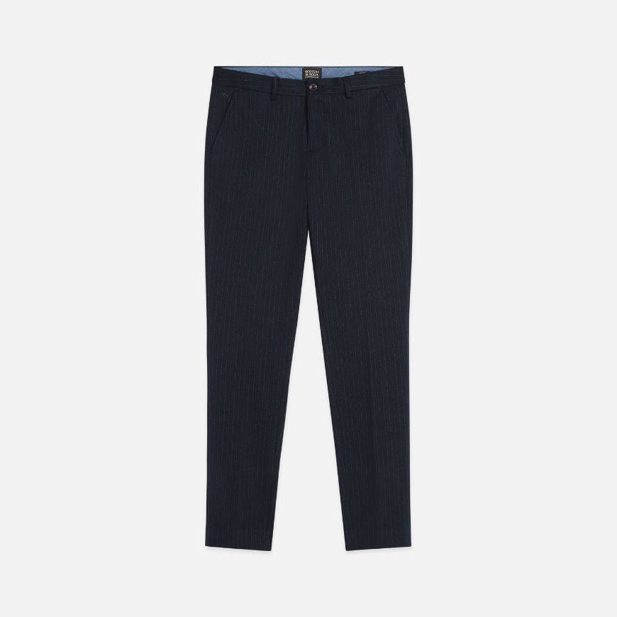 Снимка на SCOTCH&SODA МЪЖКИ ПАНТАЛОН SEASONAL CORE MOTT TAILORED JERSEY CHINO - SKY CAPTAIN STRIPE