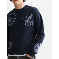 Снимка на SCOTCH&SODA МЪЖКИ СУИТШЪРТ DELFTS BLAUW EMBROIDERED RELAXED FIT - SKY CAPTAIN 6