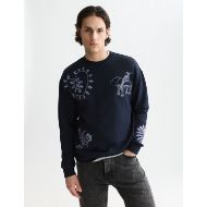 Снимка на SCOTCH&SODA МЪЖКИ СУИТШЪРТ DELFTS BLAUW EMBROIDERED RELAXED FIT - SKY CAPTAIN 4