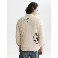 Снимка на SCOTCH&SODA МЪЖКИ ПУЛОВЕР DELFTS BLAUW EMBROIDERED RELAXED FIT - EGGNOG 5