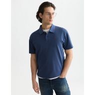 Снимка на SCOTCH&SODA МЪЖКА БЛУЗА PIQUE GARMENT DYED RELAXED FIT POLO - ENSIGN BLUE 4