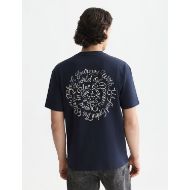 Снимка на SCOTCH&SODA МЪЖКА БЛУЗА DELFTS BLAUW FRONT AND BACK ARTWORK RELAXED FIT - SKY CAPTAIN 5