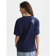 Снимка на SCOTCH&SODA ДАМСКА БЛУЗА EMBROIDERED DETAIL LOOSE FIT - PEACOAT 5