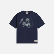 Снимка на SCOTCH&SODA ДАМСКА БЛУЗА EMBROIDERED DETAIL LOOSE FIT - PEACOAT 1