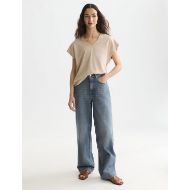 Снимка на SCOTCH&SODA ДАМСКА БЛУЗА AMPERSAND EMBROIDERY V-NECK - DOESKIN 7