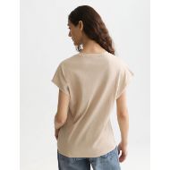 Снимка на SCOTCH&SODA ДАМСКА БЛУЗА AMPERSAND EMBROIDERY V-NECK - DOESKIN 5