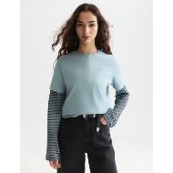 Снимка на SCOTCH&SODA ДАМСКА БЛУЗА EMBROIDERED LOGO REGULAR FIT - ARONA 4