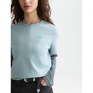 Снимка на SCOTCH&SODA ДАМСКА БЛУЗА EMBROIDERED LOGO REGULAR FIT - ARONA 6