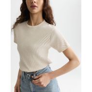 Снимка на SCOTCH&SODA ДАМСКА БЛУЗА RIB REGULAR FIT - ECRU MELANGE 6