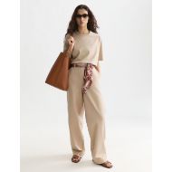 Снимка на SCOTCH&SODA ДАМСКА БЛУЗА WASHED LOOSE FIT WITH EMBROIDERY - DOESKIN 7