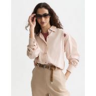 Снимка на SCOTCH&SODA ДАМСКА РИЗА STRIPED EMBROIDERED OVERSIZED FIT - ROSE DUST STRIPE 6