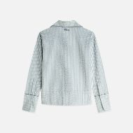 Снимка на SCOTCH&SODA ДАМСКА БЛУЗА EMBROIDERED STRUCTURED LONG-SLEEVED TUNIC - ARONA STRIPE 2