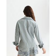Снимка на SCOTCH&SODA ДАМСКА БЛУЗА EMBROIDERED STRUCTURED LONG-SLEEVED TUNIC - ARONA STRIPE 5