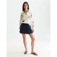 Снимка на SCOTCH&SODA ДАМСКИ ПУЛОВЕР EMBROIDERED OVERSIZED FIT - EGGNOG 7