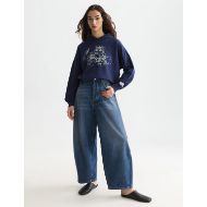 Снимка на SCOTCH&SODA ДАМСКИ СУИТШЪРТ EMBROIDERED DETAIL RELAXED FIT HOODIE - PEACOAT 7