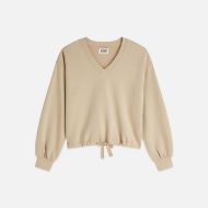 Снимка на SCOTCH&SODA ДАМСКИ СУИТШЪРТ MODAL V-NECK - DOESKIN 1