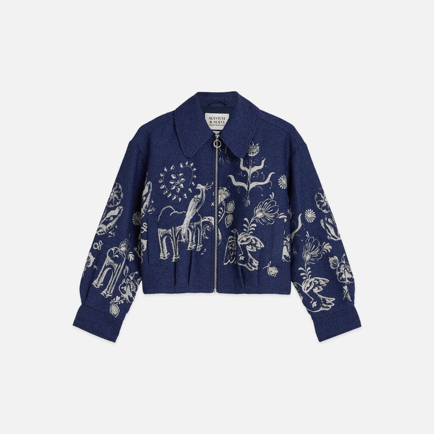 Снимка на SCOTCH&SODA ДАМСКО ЯКЕ JACQUARD - PEACOAT