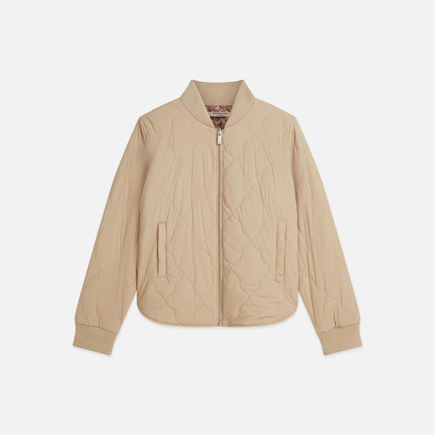 Снимка на SCOTCH&SODA ДАМСКО ЯКЕ QUILTED REVERSIBLE BOMBER - DOESKIN