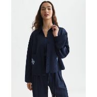 Снимка на SCOTCH&SODA ДАМСКО ЯКЕ EMBROIDERED SATIN - PEACOAT 4