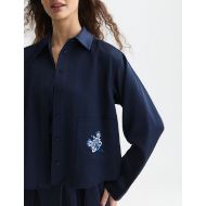 Снимка на SCOTCH&SODA ДАМСКО ЯКЕ EMBROIDERED SATIN - PEACOAT 6