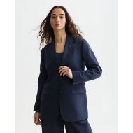 Снимка на SCOTCH&SODA ДАМСКО САКО GABARDINE RELAXED SINGLE BREASTED - PEACOAT 4