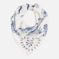 Снимка на SCOTCH&SODA ДАМСКИ ШАЛ PRINTED FOULARD - DELFT TILES BLUE 1