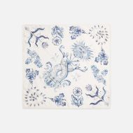 Снимка на SCOTCH&SODA ДАМСКИ ШАЛ PRINTED FOULARD - DELFT TILES BLUE 2