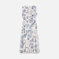 Снимка на SCOTCH&SODA РОКЛЯ PRINTED PLEATED ANKLE LENGTH - DELFT TILES BLUE 2