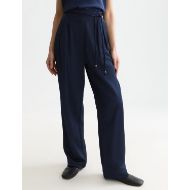 Снимка на SCOTCH&SODA ДАМСКИ ПАНТАЛОН FAYE - HIGH-RISE TAPERED LEG SATIN CARGO - PEACOAT 4