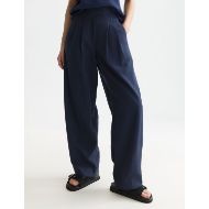 Снимка на SCOTCH&SODA ДАМСКИ ПАНТАЛОН QUINN - MID RISE WIDE LEG GABARDINE - PEACOAT 4