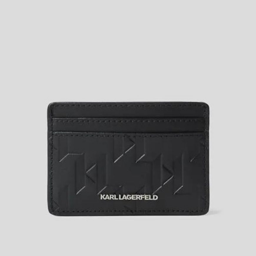 Снимка на KARL LAGERFELD МЪЖКИ КАРТОДЪРЖАТЕЛ LOOM LEATHER BLACK