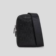Снимка на KARL LAGERFELD МЪЖКА ЧАНТА LOOM LEATHER SMALL SLINGBAG BLACK 1