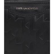 Снимка на KARL LAGERFELD МЪЖКА ЧАНТА LOOM LEATHER SMALL SLINGBAG BLACK 3