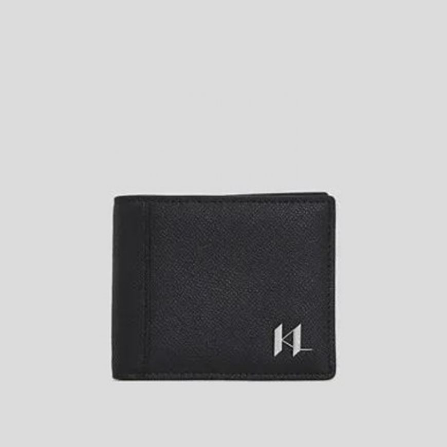 Снимка на KARL LAGERFELD МЪЖКО ПОРТМОНЕ MONOGRAM LEATHER BLACK