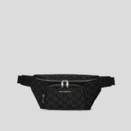 Снимка на KARL LAGERFELD МЪЖКА ЧАНТА MONOGRAM JACQUARD BUMBAG BLACK 1