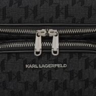 Снимка на KARL LAGERFELD МЪЖКА ЧАНТА MONOGRAM JACQUARD BUMBAG BLACK 3