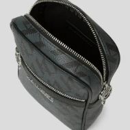 Снимка на KARL LAGERFELD МЪЖКА ЧАНТА IKON MONOGRAM N/S CROSSBODY BLACK 4