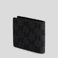 Снимка на KARL LAGERFELD МЪЖКО ПОРТМОНЕ MONOGRAM JACQUARD BLACK 3