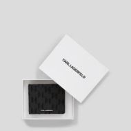 Снимка на KARL LAGERFELD МЪЖКО ПОРТМОНЕ MONOGRAM JACQUARD BLACK 4
