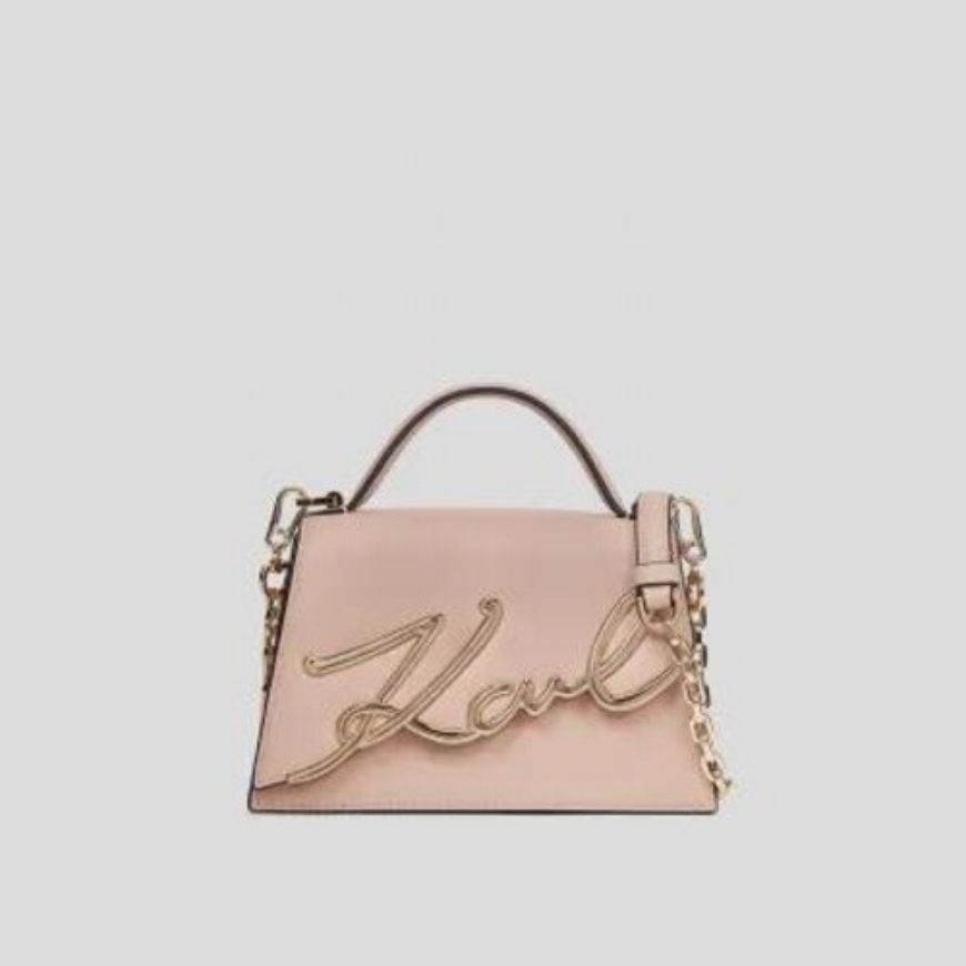 Снимка на KARL LAGERFELD ДАМСКА ЧАНТА K/SIGNATURE SMALL CROSSBODY BAG NUDE PINK